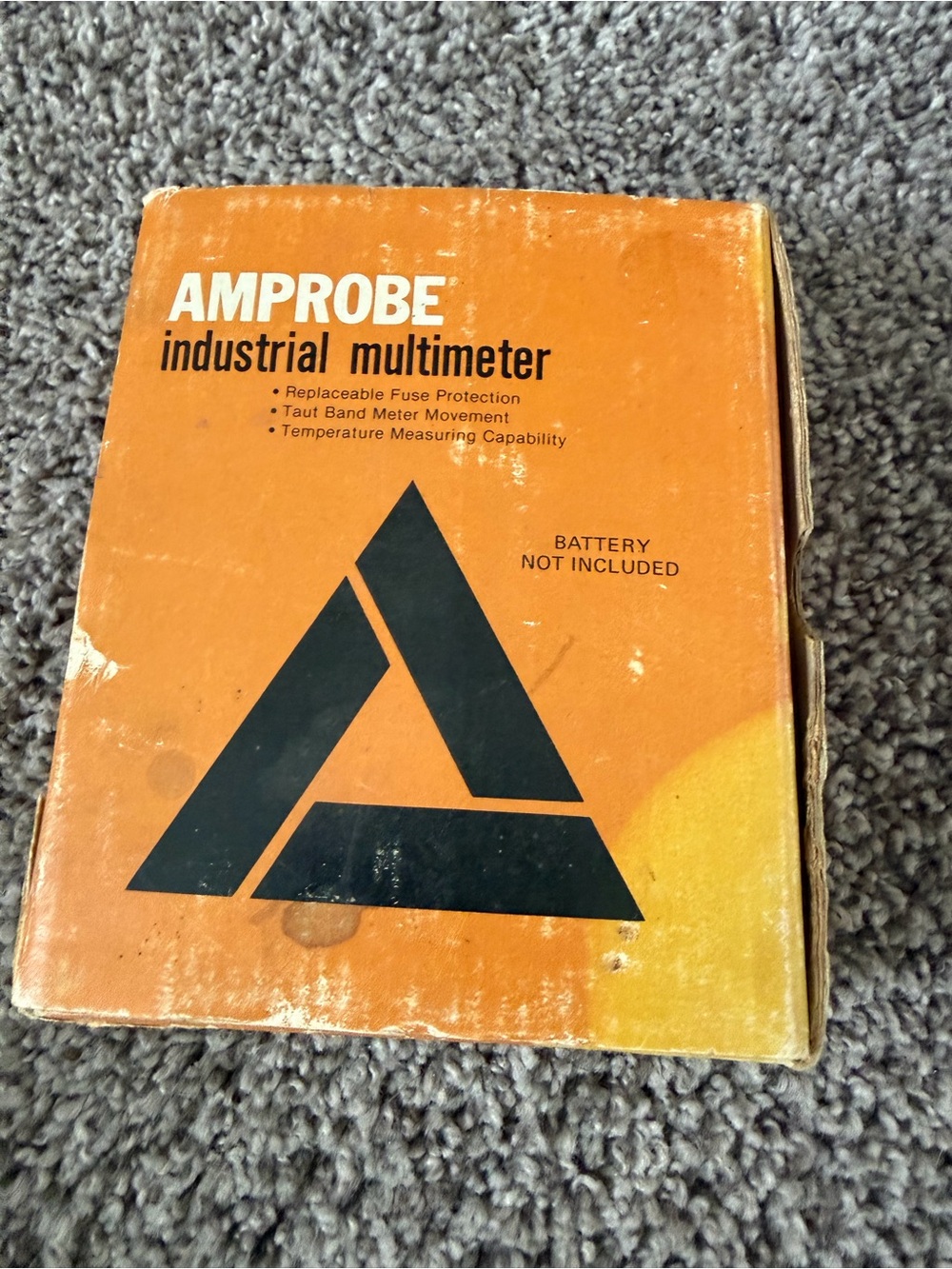Antique Amprobe Industrial Multimeter - Orange Box